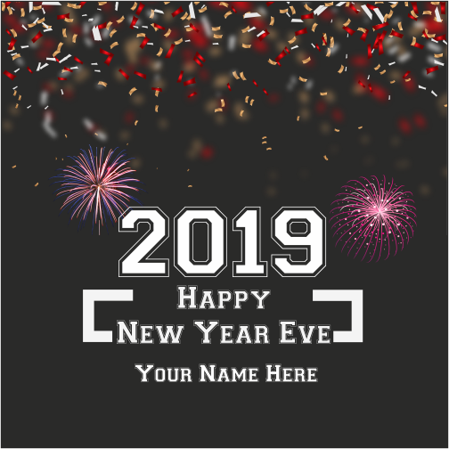 Happy New Year 2019 With Name
